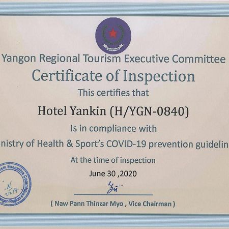 Hotel Yankin Yangón Exterior foto